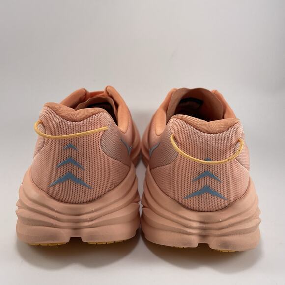 Hoka One One Rincon 3 Running Shoes Womens Size 7 D Wide Athletic Orange Peach - Picture 5 of 9
